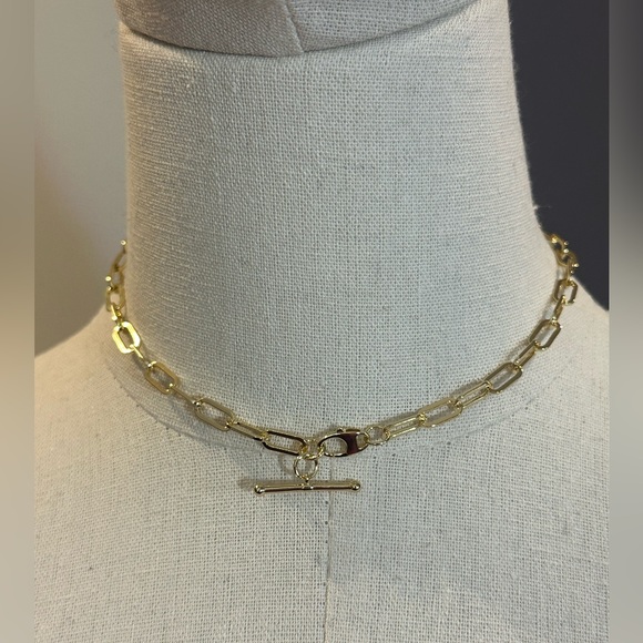 Loren Stewart x Curateur Gold Plated Brass 15" Double Wrap Toggle Bracelet - Picture 7 of 8